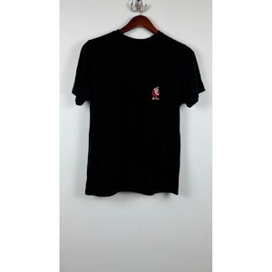 Disney Grumpy Snow White Embroidered Graphic T-Shirt Mens Medium Black DT19832